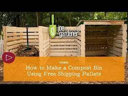 Interested In Learning How To Compost One Of The Most Efficient Cost Effective Methods For Making A Compost Bin How To Make A Compost Bin Compost Bin Pallet