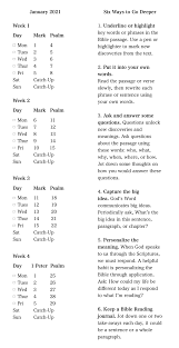 As you read, take your time and pace yourself. Bible Blog Trinity San Antonio