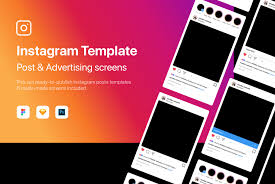 Instagram Template Psd Sketch Figma Modern Clean Template In 2020 Instagram Template Instagram Post Template Instagram Mockup