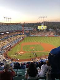Dodger Stadium Section 8rs Home Of Los Angeles Dodgers