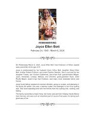 Joyce Ellen Bott