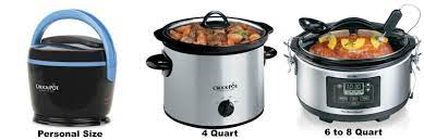 The oval crock pots are larger and great for fitting bulky foods. What Model Of Slow Cooker Is Right For You
