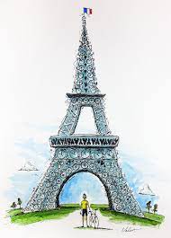 Tour De France Dreams Cycling Art Print Cycling Art Tour De France
