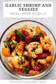 Serve this shrimp ceviche as an appetizer or a light meal, it's perfect for any occasion! Garlic Shrimp And Veggies Meal Prep Bowls Primavera Kitchen Meal Prep Bowls Dinner Meal Prep Meals