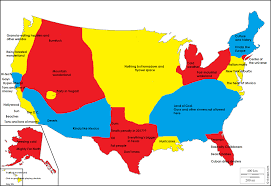 The Us According To Europeans Historical Maps Map History