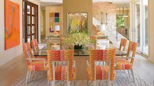 Kitchen & dining room furniture. 15 Catchy Orange Dining Room Designs Home Design Lover