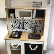 Klebefolie Musta Fur Ikea Duktig Kuche Schwarz Ikea Duktig Kuche Kuchenplanung Ikea Duktig