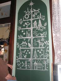 Chalkboard Christmas Tree Christmas Chalkboard Scandinavian Christmas Trees Christmas Tree Drawing