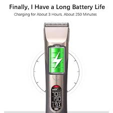 1 hr = 60 min. Hair Trimmer Haircut Kit 3 25mm Cutting Professional Electric Hair Clipper For Barber Lcd Display Rechargeable Hair Trimmers Cutting Machine Buy Online At Best Price In Uae Amazon Ae