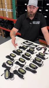 Custom Unlimited Rock Lights: Pure White & RGBW Options