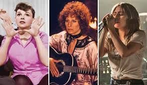 With barbra streisand, kris kristofferson, gary busey, oliver clark. A Star Is Born At The Oscars Lady Gaga Breaks The Curse With Win Goldderby