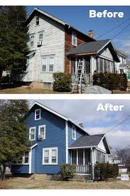 From Drab To Fab Your Windows Can Pop With Our Blue Siding Home Improvement Contractors Blue Siding Home Estimate