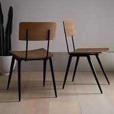 Slope Leg Dining Chair Westelm Dining Chairs Metal Dining Chairs Modern Kitchen Chair