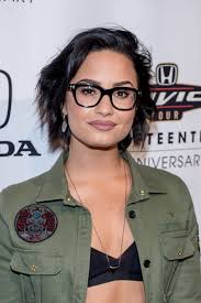 See the star's latest hairstyle here. Layered Bob Bob Demi Lovato Short Hair Novocom Top