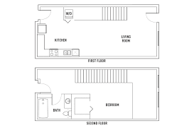 Plans like this are perfect for a small family (up to four members). 1 Br Loft Floor Plan Bridges 11th Near Uw Sch
