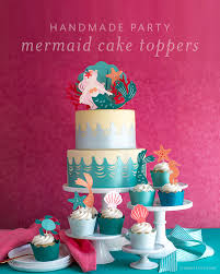 Vectors stock photos psd icons all that you need for your creative projects. Cute Easy Diy Mermaid Cake Toppers Wrappers Lia Griffith