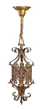 Check spelling or type a new query. Rewired C 1920 S Spanish Revival Style Chicago Bungalow Interior Residential Cast Brass Hallway Pendant Light With