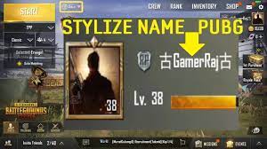 How To Stylize Your Player Name In Pubg Mobile Game Youtube