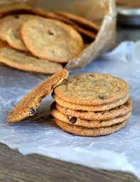 Gluten Free Chocolate Chip Cookie Chips Can You Tell Just How Thin And Chip L Gluten Free Chocolate Chip Cookies Gluten Free Sweet Gluten Free Chocolate Chip