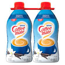Coffee Mate Coffee Creamer Non Dairy Liquid Creamer French Vanilla 56 Fl Oz 2 Ct Costco