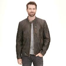 Black Rivet Distressed Genuine Leather Cycle Jacket 479 99 Our Price Now 650 00 Comp Value Was Distressed Leather Jacket Leather Jacket Jackets