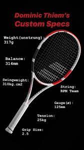 He has been ranked as high as world no. Dominic Thiem S Racquet Tennisnerd Net What Is Thiem S Racquet