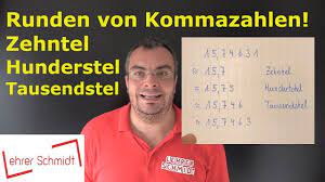 Zunächst erkläre ich, warum man überhaupt in der mathematik. Runden Von Kommastellen Zehntel Hundertstel Tausendstel Ganz Einfach Erklart Lehrerschmidt Youtube