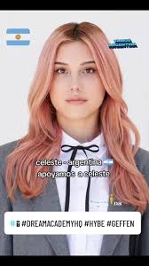 celeste participará del programa de supervivencia dream academy formando un  grupo global en conjunto con hybe y geffren apoyemos a celeste las  votaciones se harán por weverse y TikTok 🇦🇷🤍💙🤍 pueden ...