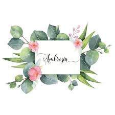 Feminine Logo Design Calligraphy Font Logo Cursive Logo Etsy Watercolor Flowers Logo Design Feminine Watercolor Illustration