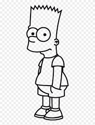 Click the bart simpson with skate board coloring pages to view printable version or color it online (compatible with ipad and android tablets). The Simpsons Clipart Black And White Bart Simpson Para Colorir Free Transparent Png Clipart Images Download