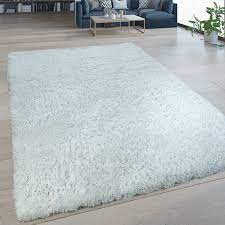 200 x 200 cm, weiss. Hochflor Wohnzimmer Teppich Waschbar Shaggy Flokati Optik Einfarbig Creme Weiss Ebay