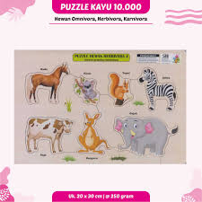 Maybe you would like to learn more about one of these? Puzzle Kayu Murah Mainan Edukasi Untuk Anak Obral 10 000 Herbivora Karnivora Dan Omnivora Shopee Indonesia