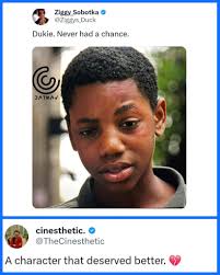 For my pick Ima say Ricky from Boyz N The Hood 😔 Bro was probably about to  get his family out the hood and didn't make it out over hood politics 🥺