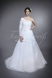 Die mode und die wahl des brautkleid bei der hochzeit bleibt die. Brautkleid Tw0198b Aus Organza Und Spitze Mit Einem Armel