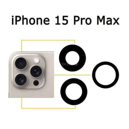 IPHONE CAMERA GLASS - 15 PRO MAX 