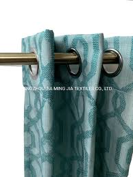 Accentuate the rooms in your home with curtains, which come in a variety of colors, styles, and lengths. China Curtains 8 Grommets Blue Geometric Curtain For Bedroom Living Room 54x84 Inches China Jacquard Curtain And Yarn Dye Price
