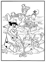 Flintstones Coloring Page Cartoon Coloring Pages Coloring Books Coloring Book Pages