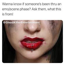 Wanna know if someone's been thru an ar emo/scene phase? Ask them what this  is from! @GhostKilerEntertainment