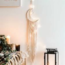 Maybe you would like to learn more about one of these? Bohemian Macrame Tapestry Wall Hanging Mandala Moon Dreamcatcher Chic Boho Wall Decor Woven Trippy Tapestry Kids Room Decoration Tapestry Aliexpress