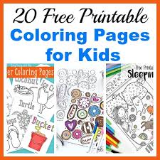 Search through 52137 colorings, dot to dots, tutorials and silhouettes. 20 Free Printable Coloring Pages For Kids Coloring Pages For All Seasons