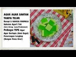 Resepi Tips Formula Rahsia Agar Agar Santan Pandan Tanpa Telur Berlapis Agar2 Tali Youtube Agar Pandan Arta