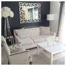 I Like The Dark Grey Accent Wall And The Light Walls Living Room Decor Home Home Decor