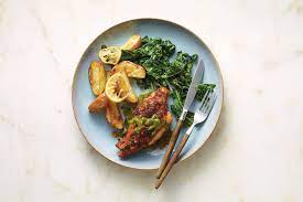 Bobby Flay S Pan Roasted Chicken With Mint Sauce Recipe Recipe Mint Sauce Roasted Chicken Recipes