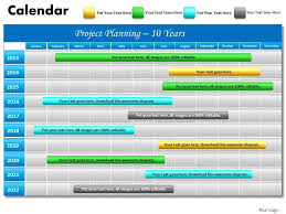 10 year planning gantt chart powerpoint slides gantt ppt