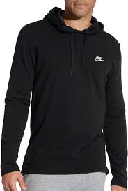 Black And Grey Nike Hoodie Nike Men S Sportswear Club Lightweight Hooded Pullover Size Medium Black Black Nike Hoodie Nike Men Nike Hoodie
