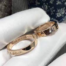 18k Pink Gold Cartier Wedding Rings Cartier Wedding Rings Cartier Wedding Bands Cartier Love Ring