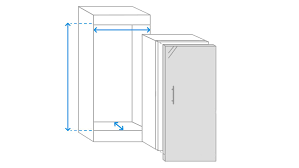 It is a traditional style of fridge that is generally smaller in volume than more modern refrigerators. How Do You Measure The Niche Dimensions Of A Built In Fridge Coolblue Anything For A Smile
