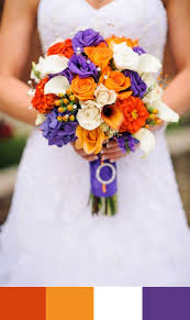 tps_headerorange is an frequent guest at fall weddings as it's a very natural color for autumn. 65 Cool Purple And Orange Wedding Wedding Inspiration