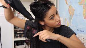 Pull your hair taut with the brush and run it through your hair from roots to tips. 3 Ways To Blow Dry Hair Straight Wikihow