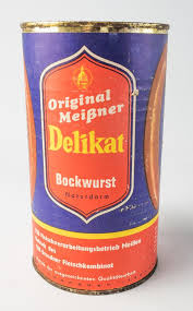 Delikat Bockwurst Kalter Krieg Ddr Produkte 40 Jahre Ddr